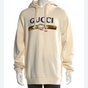 Gucci Sequins Cream Hoodie